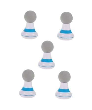 Fomiyes 5 sets Mini massage device Household appliances Mini muscle massager Portable massage loungers Servant massage device Body massager for the household body muscle massage pocket