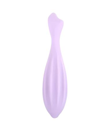 Face Roller Silicone Portable Flexible Washable Facial Roller Skin Care for Women Face and Eyes Massage Soft Pointed Moisturizing Gua Sha Facial Tools Gift (Purple) Facial Roller Massager