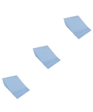 FOMIYES 150 Pcs Cleaning Cloth Eyeglasses Cloth Cleaning Cloths for Lens Cleaning Cloths for Screen Bluex3pcs mediumx3pcs