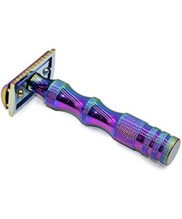 Panysilio Rotatable Double Edge Shaving Knife - Classic Men's Manual Hair Removal Razor - Colorful & Efficient Shaving Tool - Buy Online on GoSupps.com