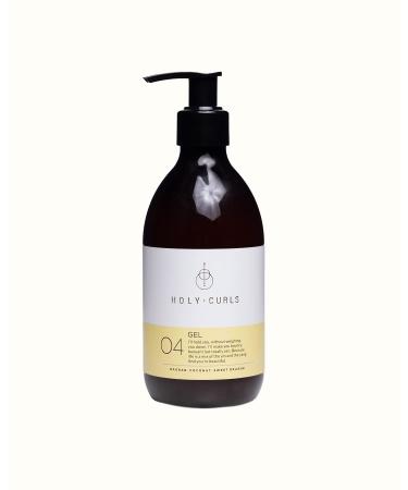 Holy Curls - Curl Gel for Curly Coily and Wavy Hair Vegan Sulphate Free 10.14 fl oz Natural Ingredients