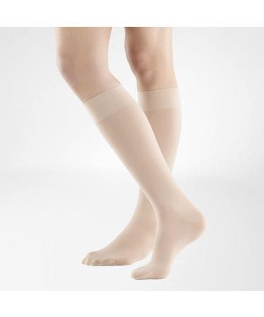 Bauerfeind VenoTrain Soft AD CCL1 Compression Stockings M Normal Cream Long | Buy Internationally - Buy Online on GoSupps.com
