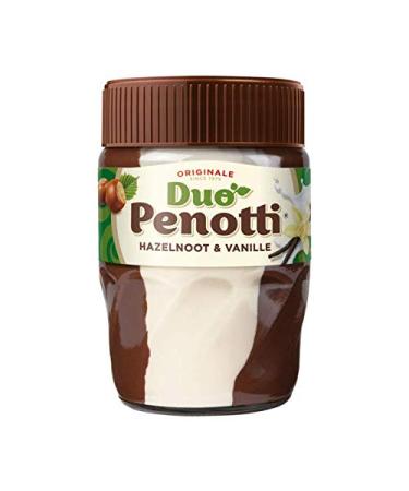 Hazelnut and Vanilla Chocolate Spread | Duo Penotti | Hazelnut & Vanilla | Total Weight 400 Grams