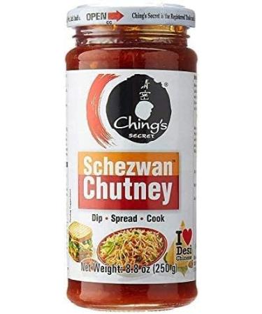 Chings Secret Schezwan Chutney | 250G | Spicy Dip with Starters | Spreading Chutney | Makes Your Food Tantalizing and Delicious | Indian Origin | Pack of 2 Schezwan Chutney 500G (Pack of 2) - Buy Online on GoSupps.com