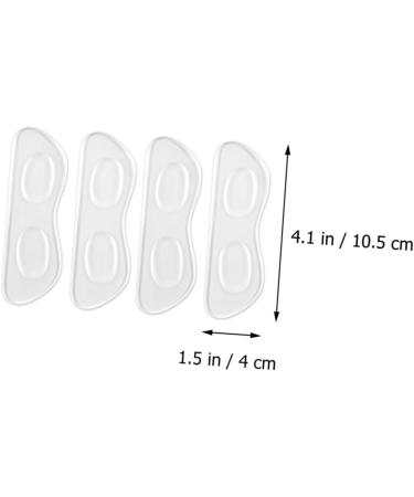 NOLITOY 4 Pairs Comfortable Heel Stickers | Adhesive Heel Cushions & Inserts for Women & Men | Decompression Heel Grips for Outdoor Shoes - Buy Online on GoSupps.com