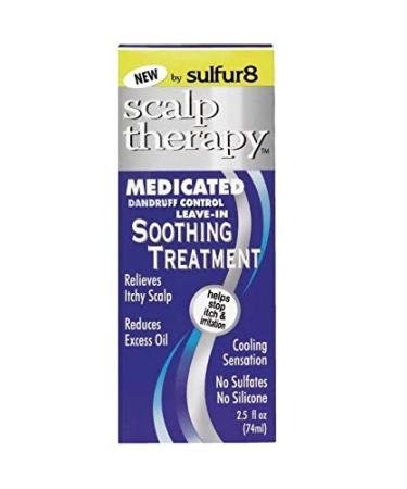 Sulfur 8 Medicated Dandruff Control Leave-In Treatment - Soothing 2.5 oz for Healthy Scalp & Hair - Buy Online on GoSupps.com