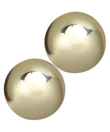 Happyyami Hand massager Massage device 1 pair of brass baoding balls Hand-rolling massage balls Health exercise balls for relaxation hand exercises Exercise ball Hand exercise balls