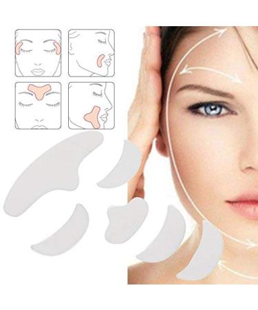 6 Reusable Anti-Fold Silicone Eye Pads for Moisture & Wrinkle Reduction - Beauty Tool with Chin Patch - Buy Online on GoSupps.com