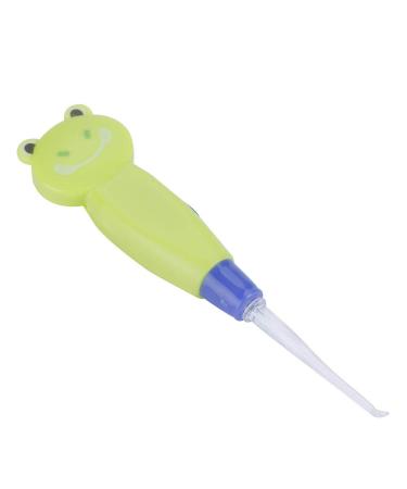 Buy Baby Earwax Remover - Cute Cartoon LED Earpick & Cleaner Tool (Green) for Safe Ear Care - Buy Online on GoSupps.com