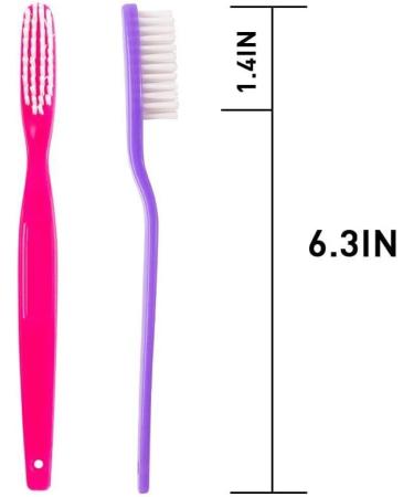 Smokers Toothbrush - Firm Stiff Bristle for Whitening & Cleaning Teeth | 12 Pack - Buy Online on GoSupps.com