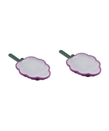 Zerodeko 2pcs Ice Cream Mold Lollipop Mold Ice Cream Popsicle Molds Silicone Mold De para Gelatinas Grape Mould Silicone Popsicle Mold Homemade Popsicle Molds Popsicle Maker Food Purple Mx2pcs Purplex2pcs