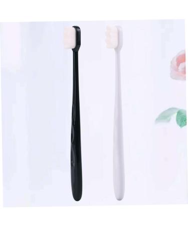 Minkissy 2-Pack Portable Toothbrush with Plastic Handle - Perfect for School & Home Use | Eco-Friendly Adhesive Strips & Soft Bristles - Buy Online on GoSupps.com