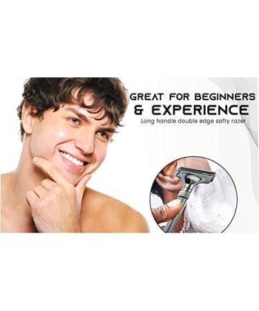 G.B.S Men's Classic Chrome Adjustable Safety Razor - Smooth Shave & 20 Premium Blades | Buy Internationally - Buy Online on GoSupps.com