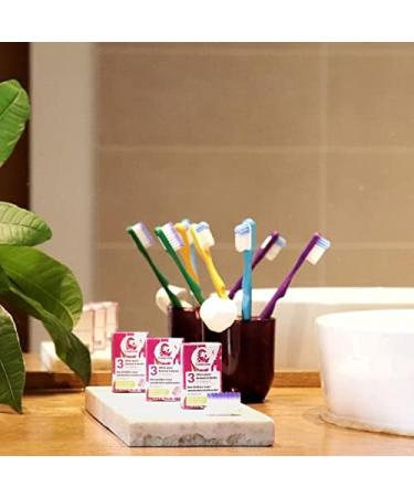 Recharge 3 Toothbrush Heads - LAMAZUNA Extra Souple | Eco-Friendly Replacement Heads for a Sustainable Smile - Buy Online on GoSupps.com