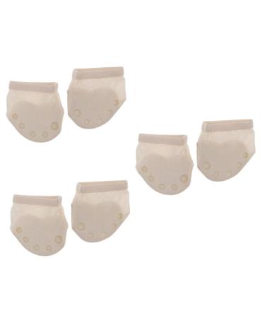 FOMIYES 3 Pairs Lyrical Barefoot Shoe Metatarsal Pads Thumb Protector Ballet Half Sole Foot Pad Thumb Bunion Dance Half Soles Forefoot Pads Dance Socks Girl Child Foot Protector