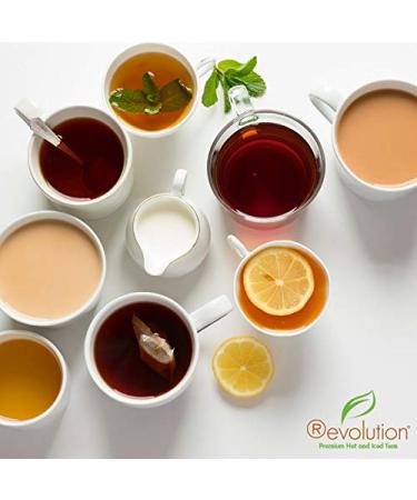 Revolution Tea - Mesh Infuser Full Leaf Tea - Pomegranate White Tea - 20 Bags Pomegranate 20 Count (Pack of 1) - Buy Online on GoSupps.com