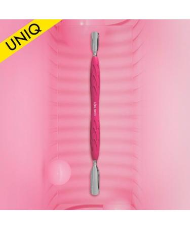 STALEKS PRO by Natury Nails Cuticle Pusher with Rubber Silicone Handle Stainless Steel UNIQ 10/1 - Buy Online on GoSupps.com
