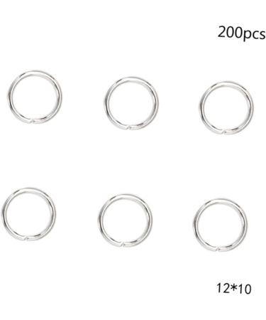 Lurrose 200pcs Small Jump Split Loop Mm Steel Circle Xmm Key Rings Bulk for Diy Buckle Jewelry Necklace As Shown Size 7 - Buy Online on GoSupps.com