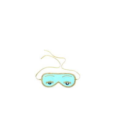 Utopiat Audrey Style Mini Sleep Eye Mask Girls Inspired by BAT's Turquoise Blue 1 Count (Pack of 1)