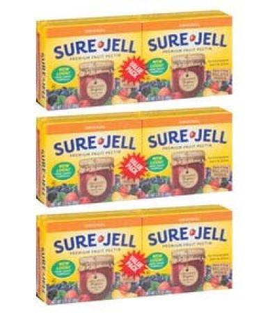 Sure-Jell Original Premium Fruit Pectin 2 - 1.75 oz Boxes (Pack of 6)
