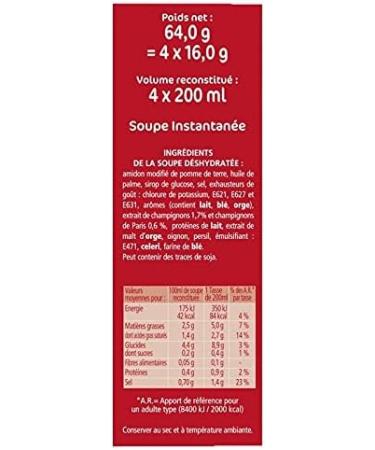  Royco ROYCO - Minute Soup Cream of Mushroom Soup 60G - Pack of 4 - Buy Online on GoSupps.com