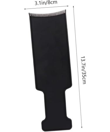 minkissy Hair Tinting Applicator 1 Hair Coloring Set Highlighter Board Tool Kit Care Abs Plastic Highlighting Comb 35x8cm Black - Buy Online on GoSupps.com