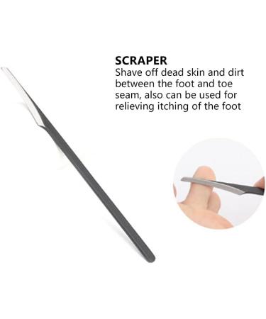 4pcs Pedicure Knife Set - ANGGREK Corn Foot Callus Remover Dead Skin & Cuticle File Rasp for Smooth Feet - Buy Online on GoSupps.com