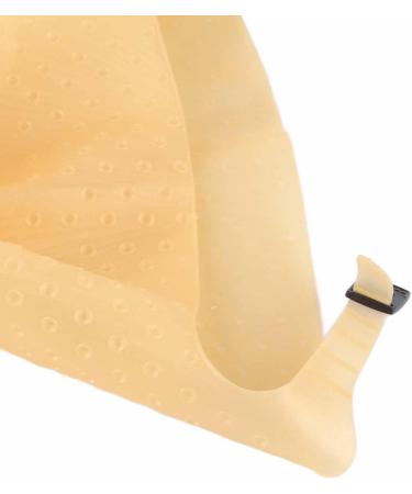 Hair Dye Hat Professional Reusable Silicone Tint Hat for Beauty Salon (Gold) - Buy Online on GoSupps.com