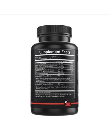 Dynamism Labs NO Extreme Pre-Workout | Boost Muscle & Stamina | Nitric Oxide Supplement with AKG OKG B6 B12 & Green Tea | 120 Capsules Made in USA - Buy Online on GoSupps.com