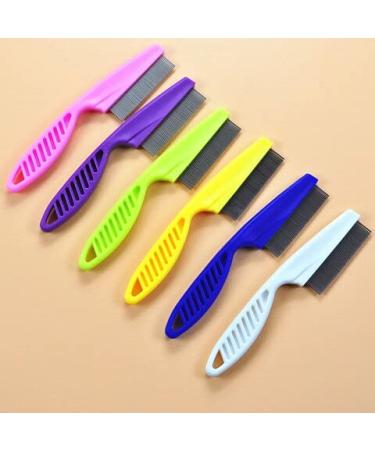 LGT Large Flea / lice Removal Grooming Comb for Cats Dogs Rabbits. Effective against Fleas Nits Biting Pests Ticks Flea Dirt Ectoparasites (Purple)