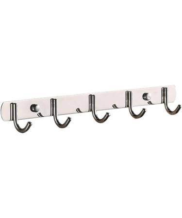 Mikikit 3pcs 5 Kitchen Hooks Pegs Coat Hangers Over The Door Hangers Wall Clothes Hangers - Buy Online on GoSupps.com