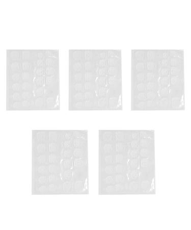 twcrvil 120 Pcs Nail Adhesive Tabs Practical Transparent Press On Nails Sticky Tab Double-Side Tape Jelly Stickers for Manicure