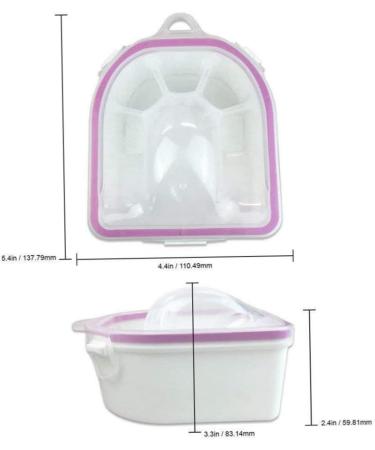 1PC Professional Acetone Resistant Soak Off Bowl Warm Nail Spa Bowl Double Layer Hand Manicure Tool For Salon Or Home Use nail soaking bowl acetone gel nail - Buy Online on GoSupps.com