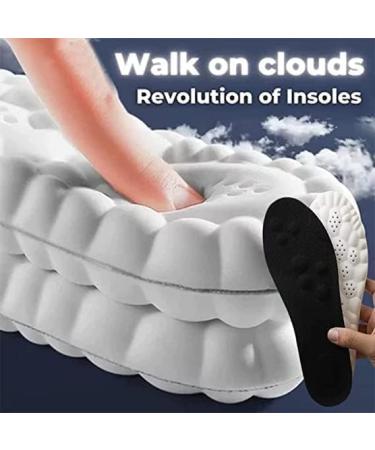 LSNTUU Revolutionary 4D Memory Foam Orthopedic Insoles for Shoes - Orange+Grey Size 9 - Buy Online on GoSupps.com