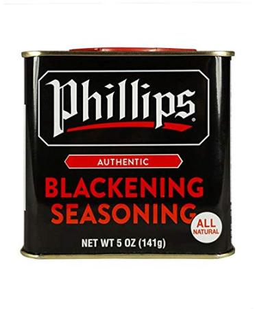 Phillips Blackening Seasoning used in Phillips Seafood Restaurants on Blackened Chicken, Fish & Seafood 5 Ounce (Pack of 1)