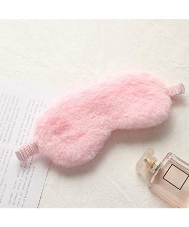3pcs Travel Essentials Plush Eye Mask Set - Breathable & Skin Friendly Sleep Mask for Sleeping - Blocks Light - White/Pink/Grey - Buy Online on GoSupps.com