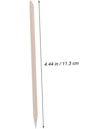 FRCOLOR 400 Pcs Wood Cuticle Pusher Bulk Orange Wood Stick Nails Cuticle Sticks for Nails Cuticles Nails Remover Tool Orangewood Nail Sticks Nail Cleaning Sticks Wooden Bamboo Supplies mediumx4pcs As Shownx4pcs - Buy Online on GoSupps.com