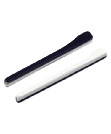 Glassen end tips replacement glasses legs glasses accessories 2 pairs of white and black glasses end tips temple replacement ear socks pieces for thin metal glasses legs