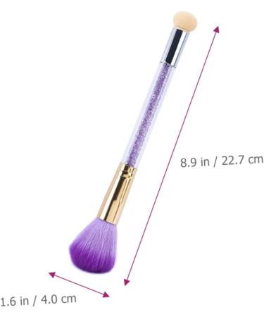 Ipetboom Nail Art Double Ended Pen Fiber Wool Purple Acrylic French 22.7x4cm Purple - Buy Online on GoSupps.com