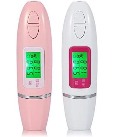 Skin Moisture Tester LCD Display Digital Precision Skin Sensor Tester Facial Moisture Water Oil Analyzer for Face Care Device Suit for Salon Home Use(White) - Buy Online on GoSupps.com