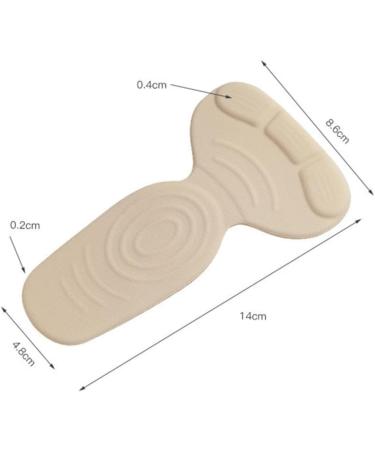 FOMIYES Flatfoot Orthotic Insoles - Soft Gel Heel Grips & Anti-Slip Inserts for High Heels - Damping Protection - 2 Pairs - Buy Online on GoSupps.com