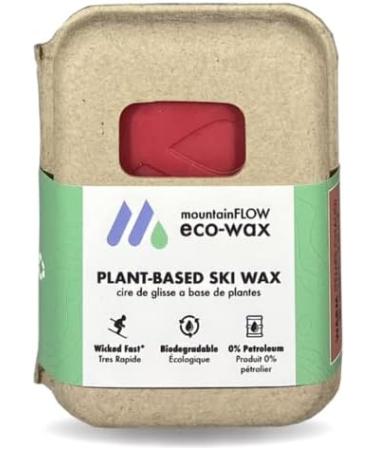 mountainFLOW eco-Wax Blue Square Kit - Eco-Friendly Ski + Snowboard Wax (Cool + Warm) with Wax Iron, Brush, Scraper - Buy Online on GoSupps.com