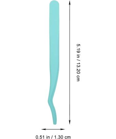 Minkissy 3pcs Eyelash Curler Set - Curved Eyelash Applicator Tool for False Lashes & Nose Trimming - Stainless Steel Lash Cluster Applicator - Buy Online on GoSupps.com