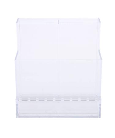 Fityle 13 Holes Nail Drill Bits Holder Stand Organizer - Clear | 10.3cm Height, 10.5cm Width, 9.6cm Bottom Length - Buy Online on GoSupps.com