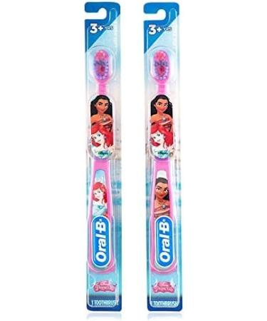 Oral-B Princess Toothbrush for Little Girls 3+ Extra Soft - Pack of 4 (Characters Vary) - Buy Online on GoSupps.com