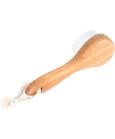 Didiseaon 1pc Skin Cleaning Scrub Brush Cleansing Brush Soft Bristle Brush Skin Cleanser Long Handle Facial Brush Cleaning Brush Facial Exfoliation Brush Wooden Beech The Face - Buy Online on GoSupps.com