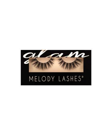 Melody Natural Eyelashes | Ultra Fluffy Vegan Lashes for All Eye Shapes | 25x Reusable Soft Cotton Strap - Premium Quality (Cleo) - Buy Online on GoSupps.com