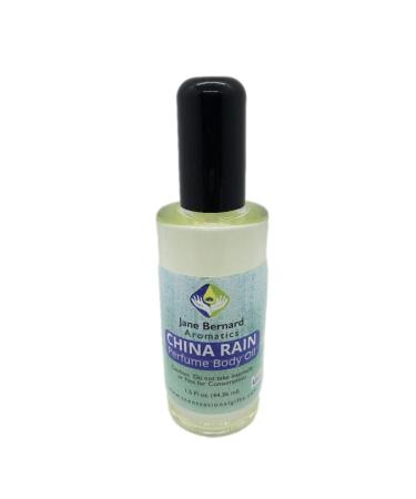 Jane Bernard CHINA RAIN | Genderless (Unisex) Long Lasting Fragrance Perfume Body Oil_44 ml_1.5 Oz Roll | Green Notes Notes of Roses White Lilies and Musk plus 15 ml matching Shea Lotion - Buy Online on GoSupps.com