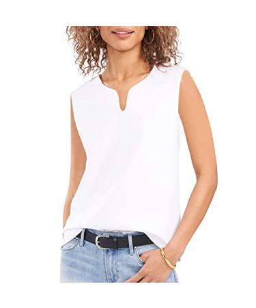 Women Tennis Shirts Short Sleeves Golf Polo Shirts V-Neck Running Athletic Sports Tops UPF 50+ Casual Tshirts White-509 X-Large