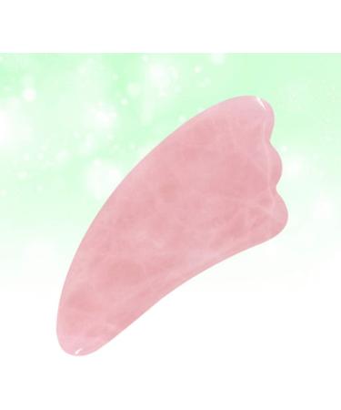 EXCEART Gua Sha Facial Tools - Rose Quartz & Jade Scraping Board for Crystal Healing & Skin Care - Buy Online on GoSupps.com